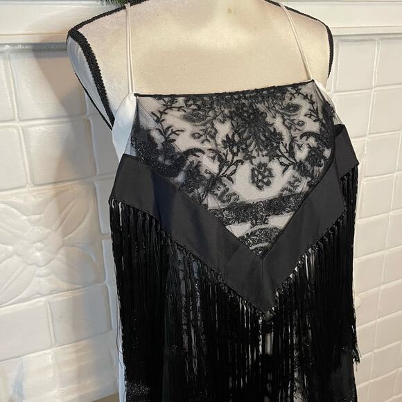 Burberry Dress Tasselled Tulle Overlay Size 6 2020 Runway Retails $5500 Rare - Picture 3 of 16